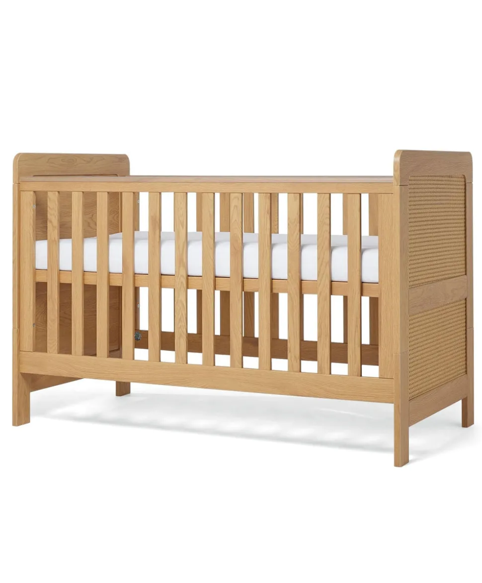Esna 2 Piece Cotbed Set with Dresser Changer - Rattan