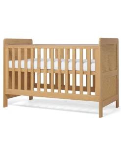 Esna Cotbed & Essential Airflow Pocket Spring Cotbed Mattress Bundle - Rattan