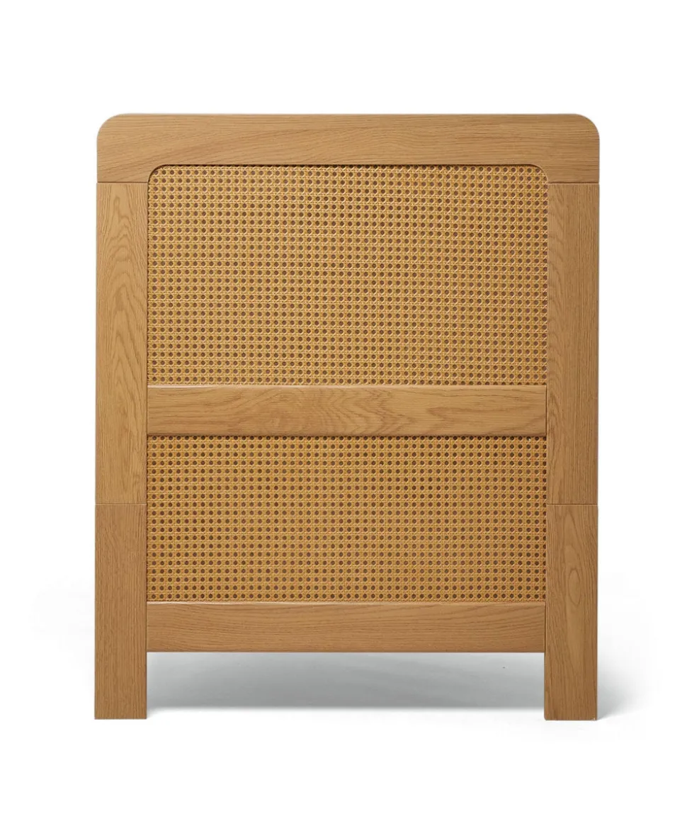 Esna Cotbed & Essential Airflow Pocket Spring Cotbed Mattress Bundle - Rattan