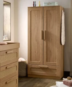 Esna Wardrobe - Rattan