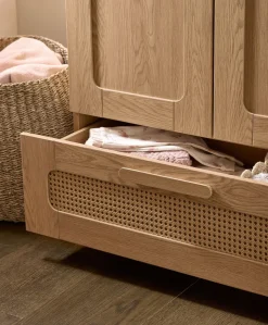 Esna Wardrobe - Rattan