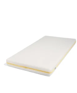 Essential Airflow Fibre Cotbed Mattress & Fitted Sheets (2 Pack) - White