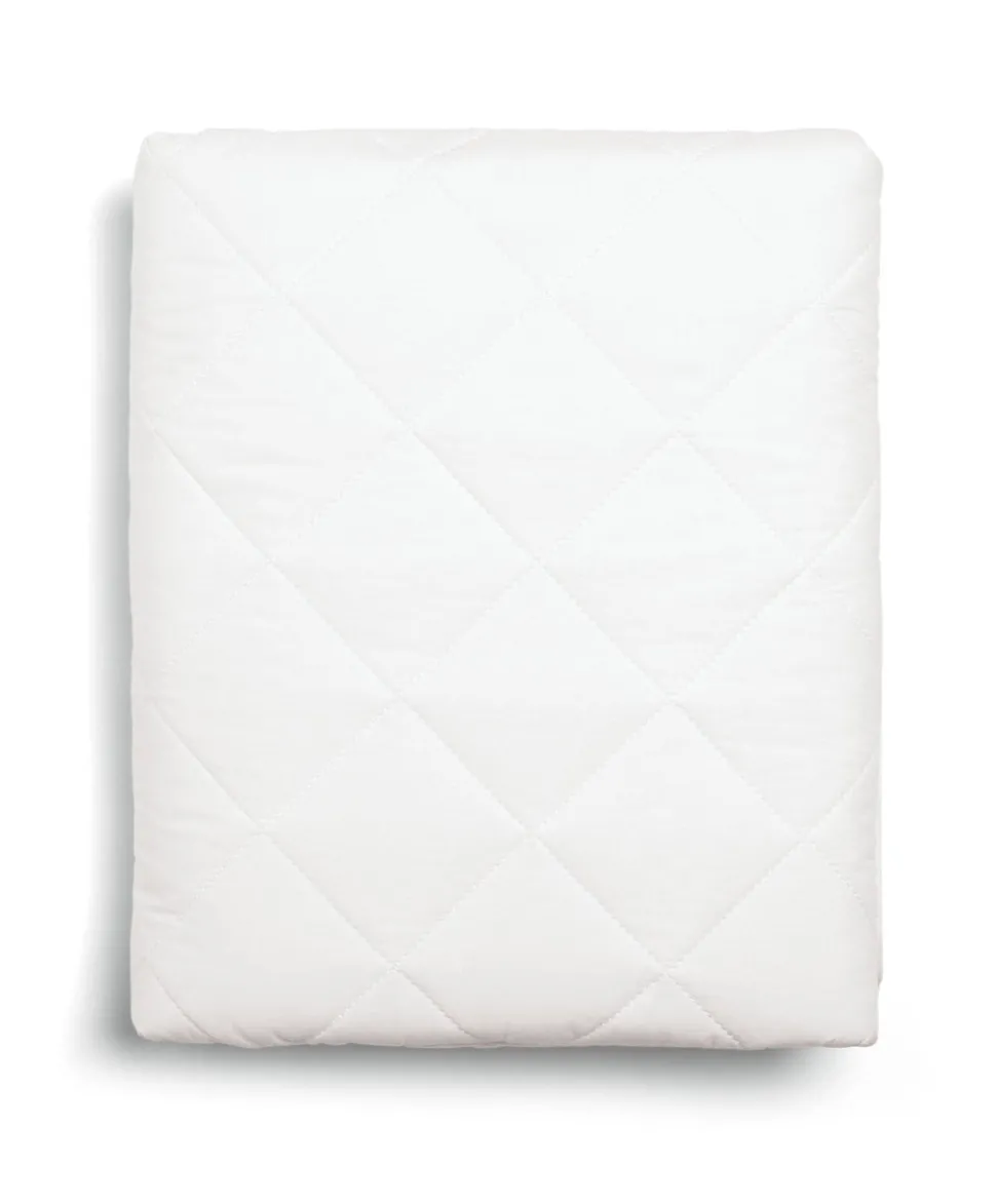 Essential Airflow Fibre Cotbed Mattress & Anti-Allergy Quilted Mattress Protector Bundle