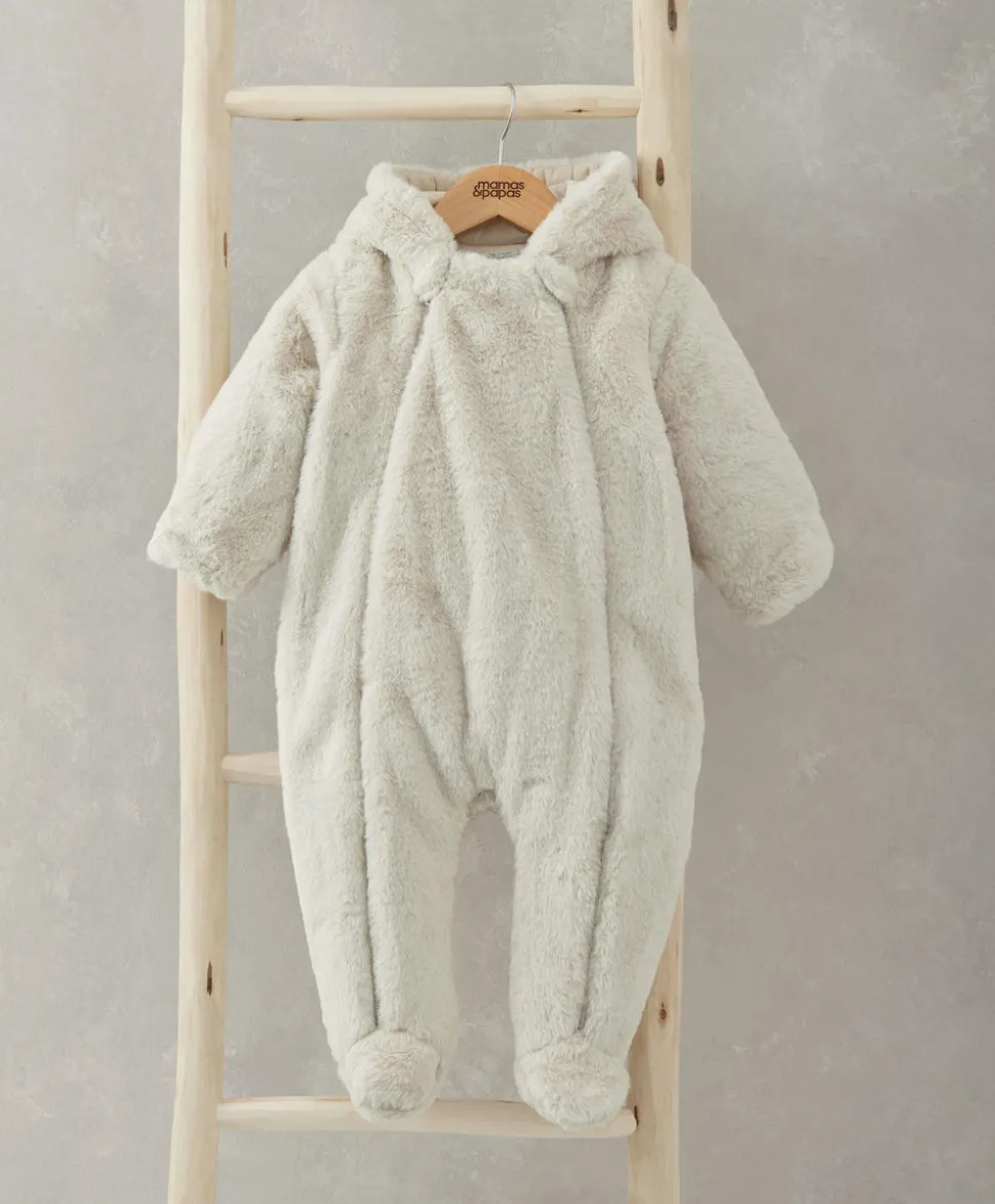 Faux Fur Pramsuit