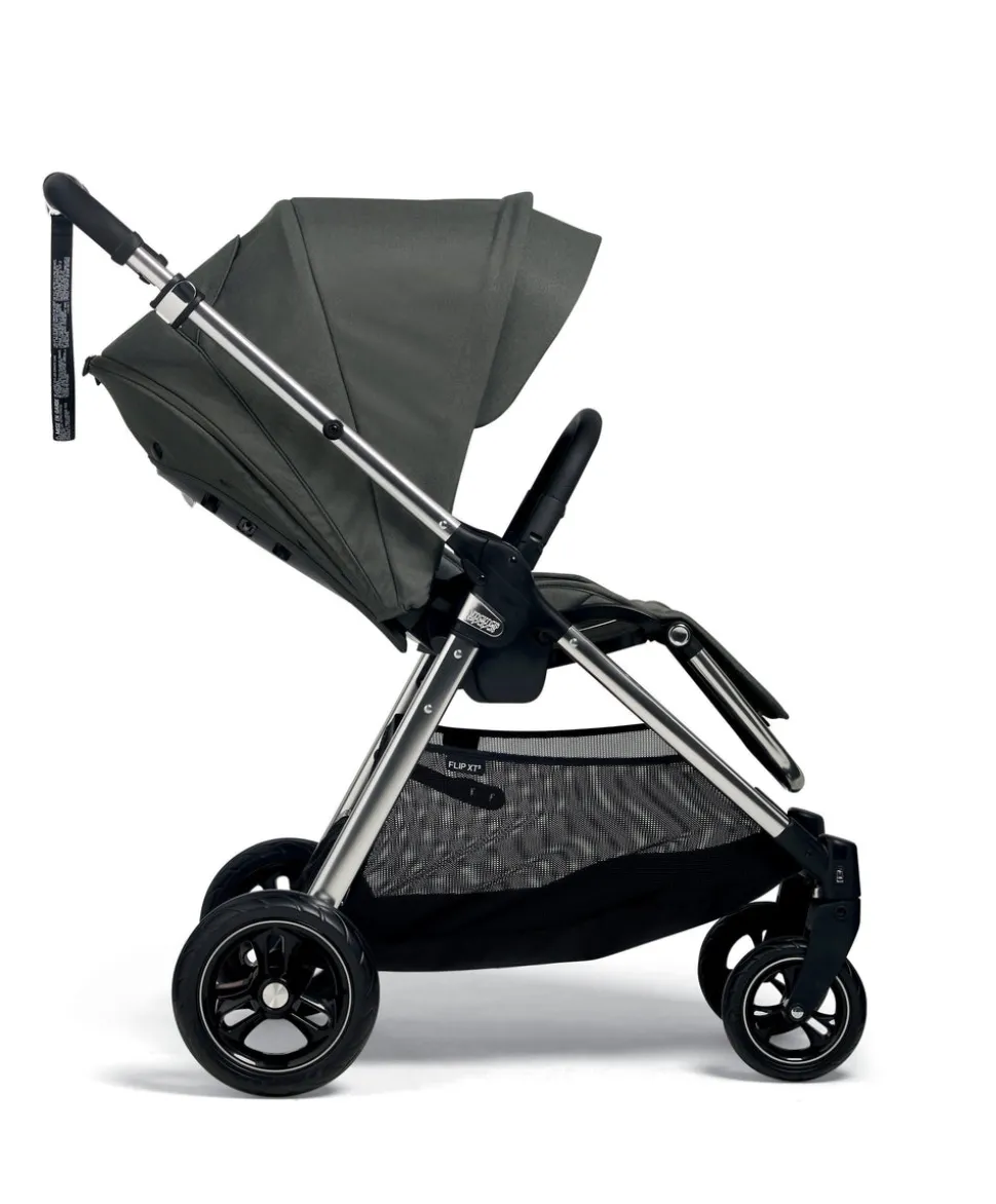 Flip XT³ Pushchair Bundle with Cybex Cloud G Car Seat & Base (8 Pieces) - Harbour Grey