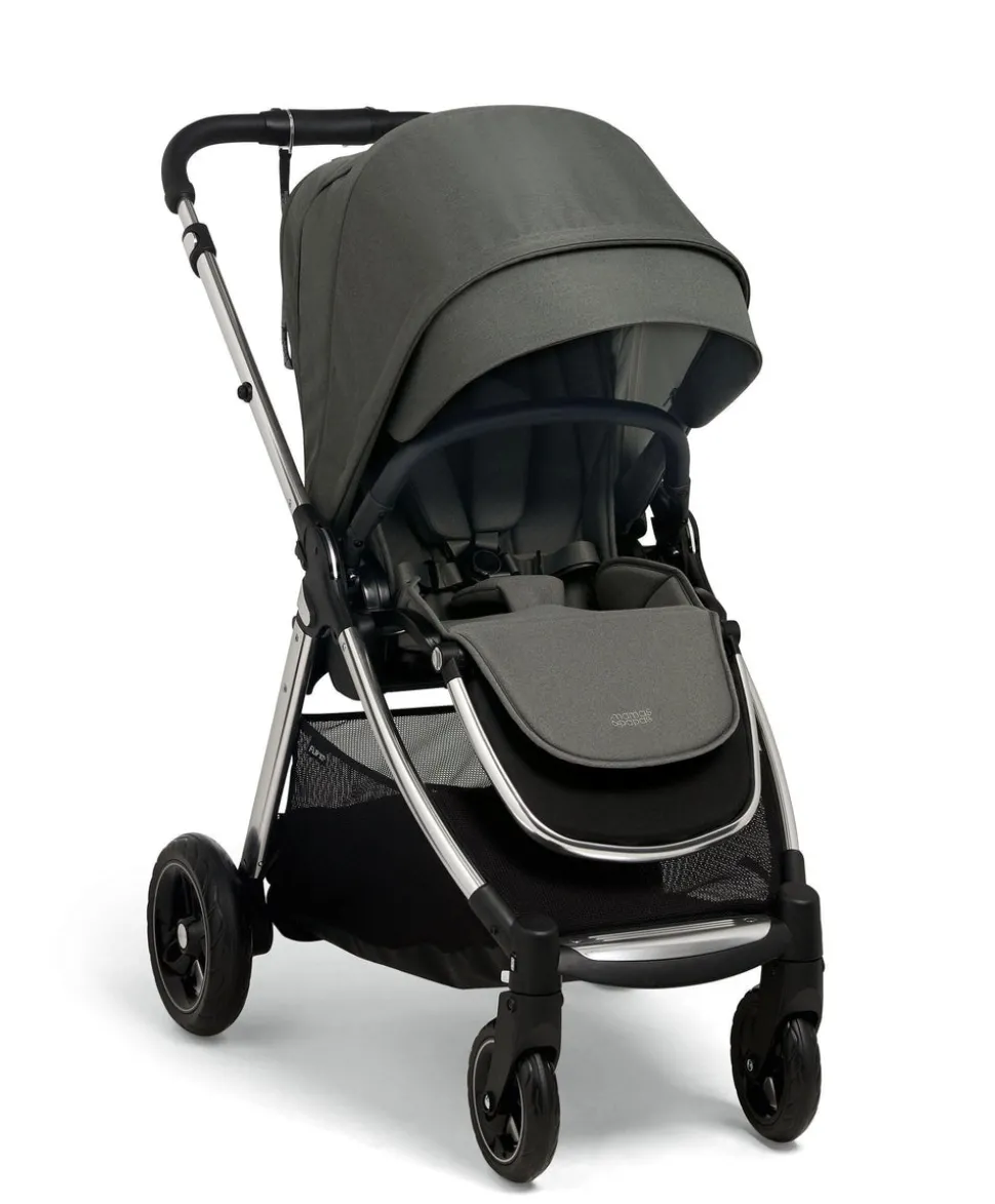 Flip XT³ Pushchair Bundle with Cybex Aton B2 Car Seat (7 Pieces) - Harbour Grey