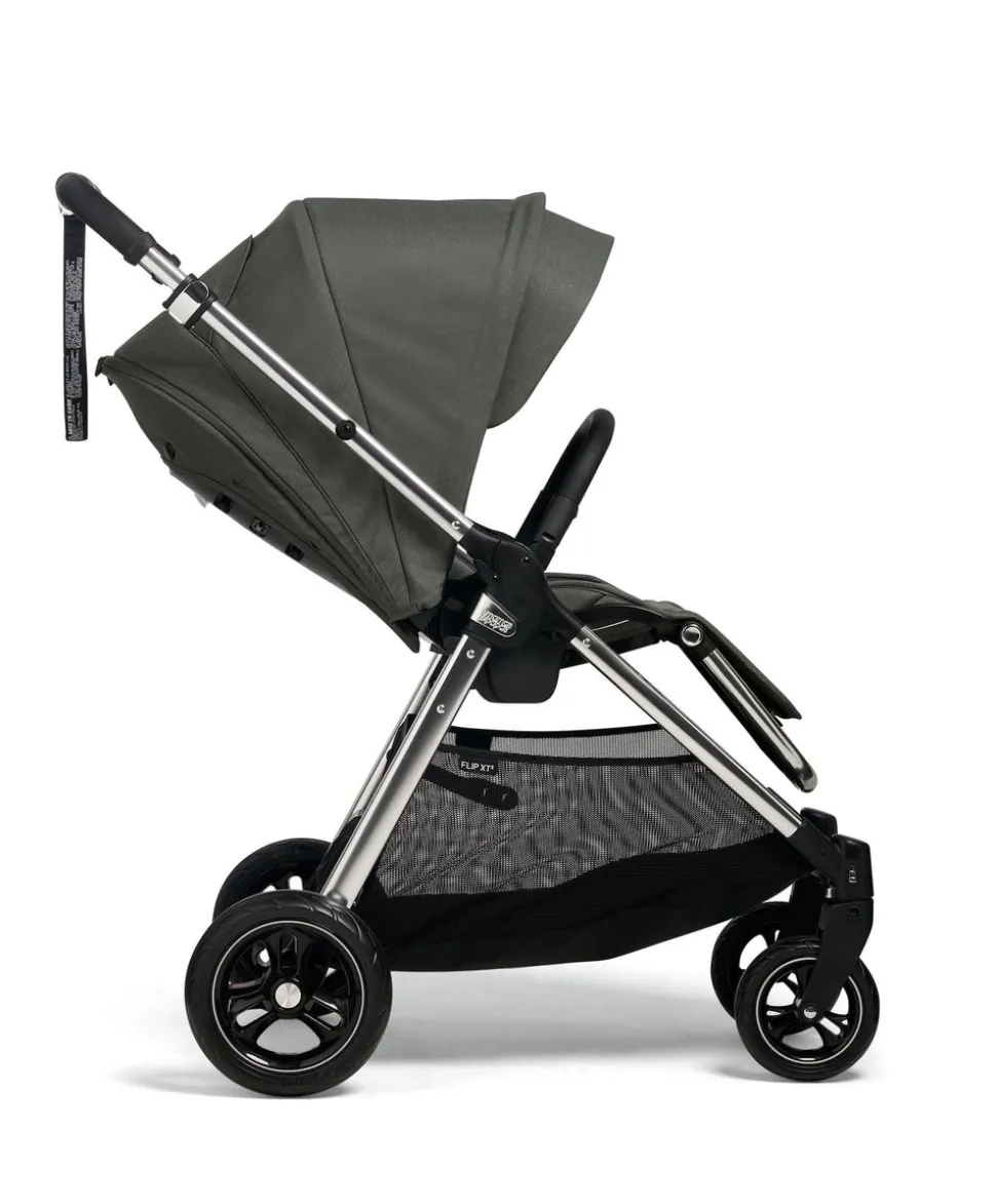 Flip XT³ Pushchair Bundle with Cybex Aton B2 Car Seat (7 Pieces) - Harbour Grey