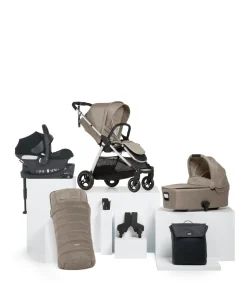 Flip XT³ Pushchair Bundle with Cybex Aton B2 i-Size Car Seat & Base (7 Pieces) - Fawn