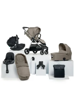 Flip XT³ Pushchair Bundle with Maxi-Cosi Pebble 360 Pro² Car Seat (8 Pieces) - Fawn