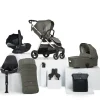 Flip XT³ Pushchair Bundle with Cybex Cloud T Car Seat (8 Pieces) - Harbour Grey