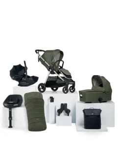 Flip XT³ Pushchair Bundle with Cybex Cloud G Car Seat & Base (8 Pieces) - Juniper