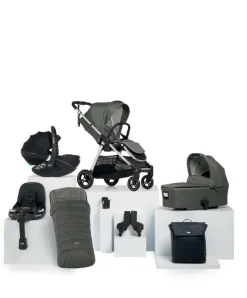 Flip XT³ Pushchair Bundle with Maxi-Cosi Pebble 360 Pro² Car Seat (8 Pieces) - Harbour Grey