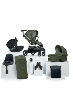 Flip XT³ Pushchair Bundle with Maxi-Cosi Pebble 360 Pro² Car Seat (8 Pieces) - Juniper