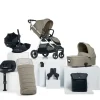 Flip XT³ Pushchair Complete Bundle with Cybex Cloud G Car Seat & Base (8 Pieces) – Sage Grey
