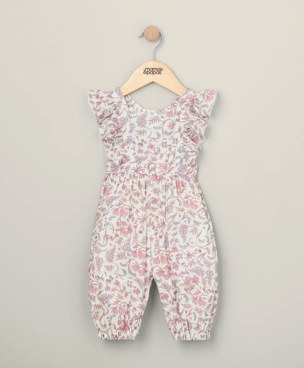Floral Dungarees