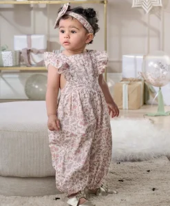 Floral Dungarees