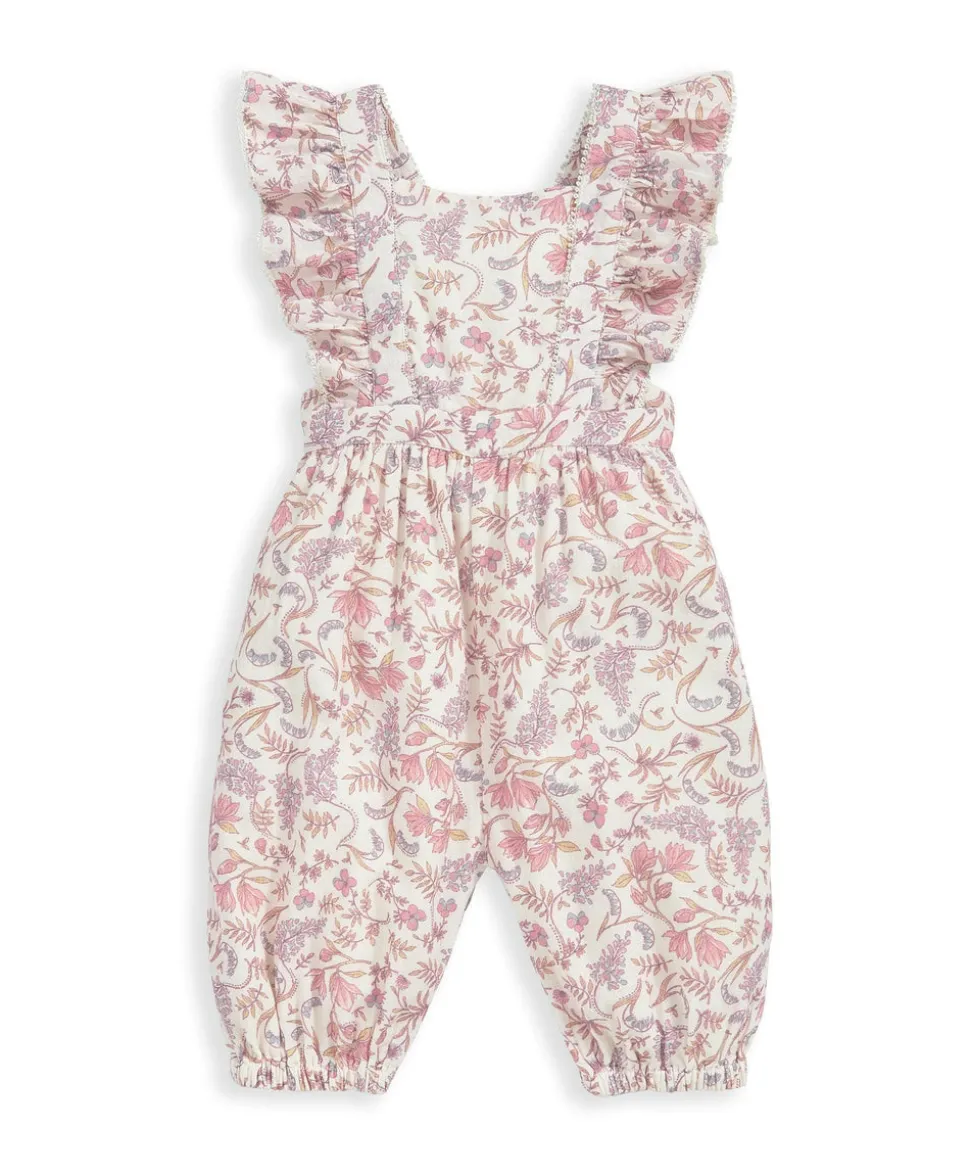 Floral Dungarees