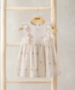 Floral Embroidered Dress