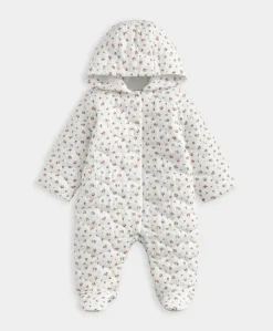 Floral Quilted Pramsuit