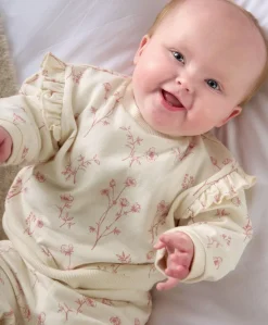 Floral Sweatshirt & Leggings Set