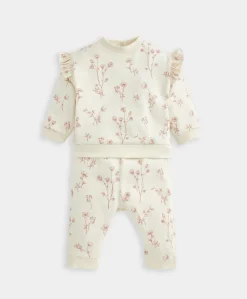 Floral Sweatshirt & Leggings Set