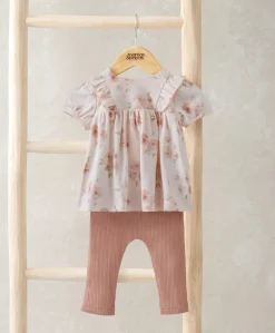 Floral T-Shirt & Leggings Set