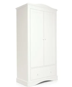 Flyn 3 Piece Cotbed Range with Dresser Changer & Wardrobe - White