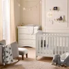 Flyn 2 Piece Cotbed Set with Dresser Changer - White