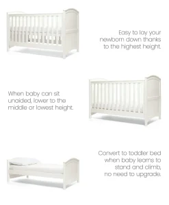 Flyn Cotbed - White