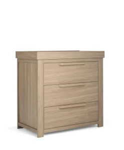 Franklin 2 Piece Cotbed Set with Dresser Changer - Oak