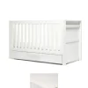 Franklin Cotbed & Essential Airflow Pocket Spring Mattress Bundle - White Wash