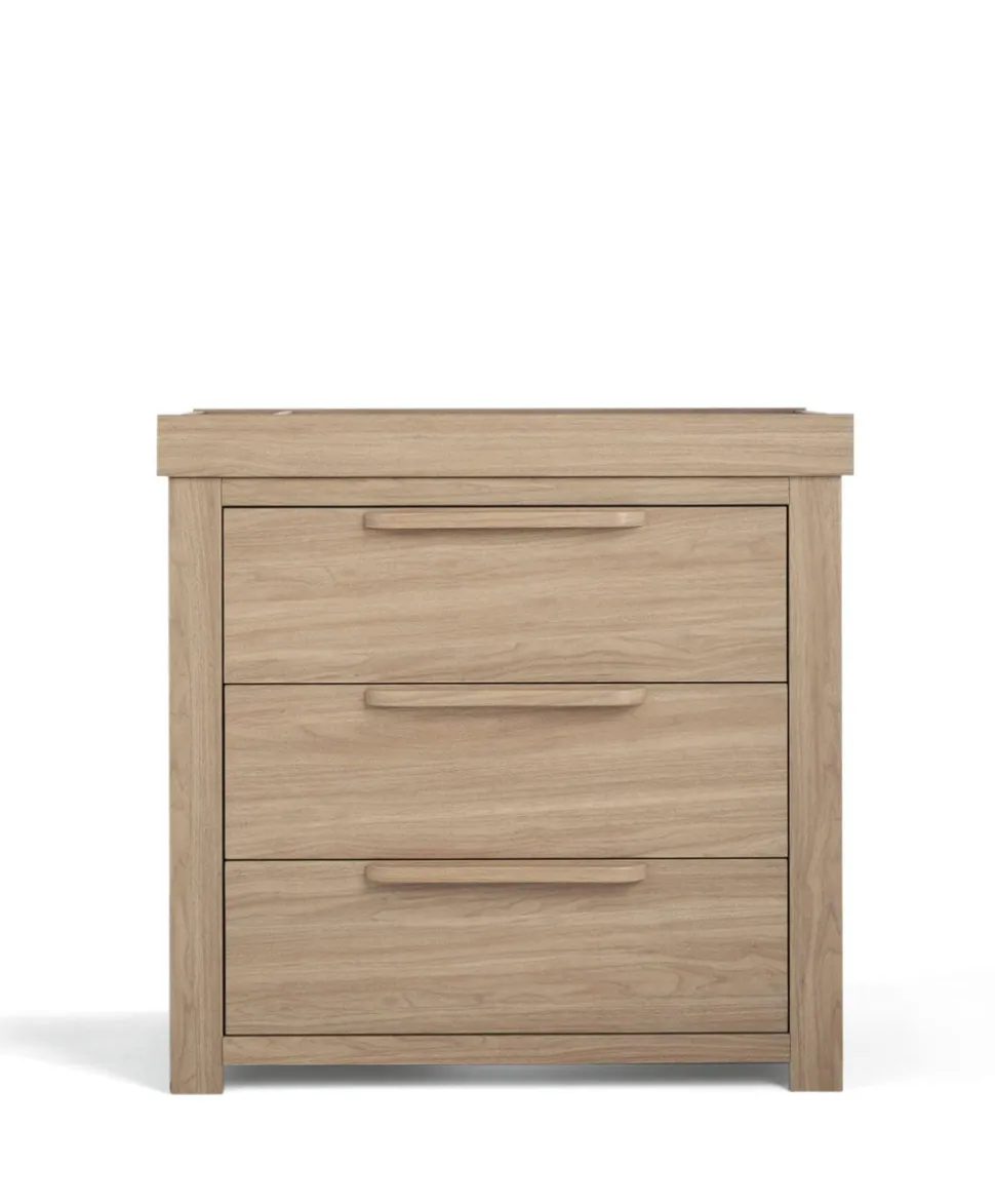 Franklin Nursery Bundle with Lua Bedside Crib (6 Piece) – Natural Oak