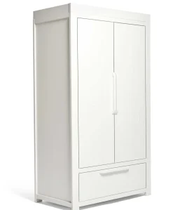 Franklin Nursery Wardrobe - White Wash
