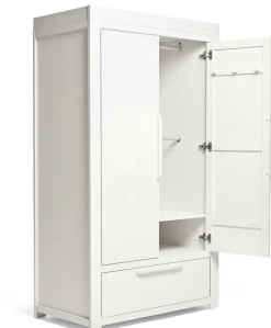 Franklin Nursery Wardrobe - White Wash