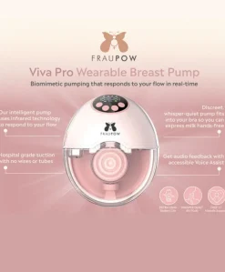 Fraupow Viva Pro Wearable Hands-Free Breast Pump