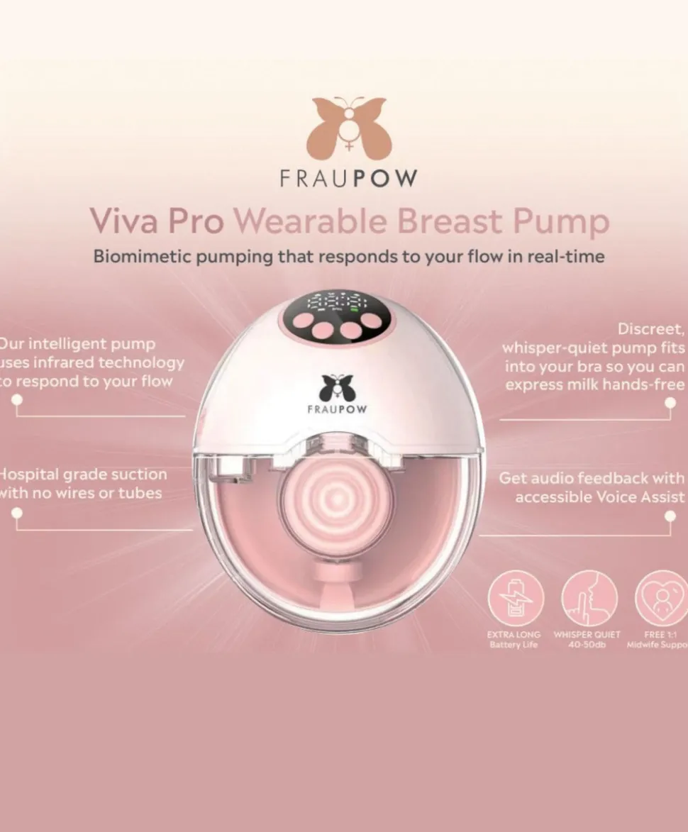 Fraupow Viva Pro Wearable Hands-Free Breast Pump