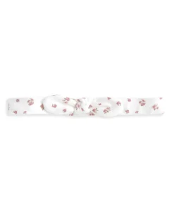 Frill Sleeve Dress & Bow Headband Set (2 Pieces) - Ditsy Rose Print