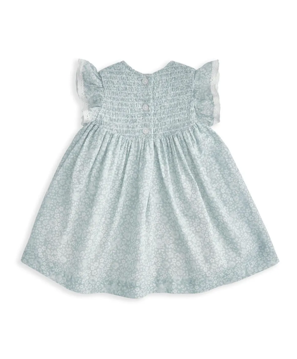 Frill Sleeve Dress - Floral Print