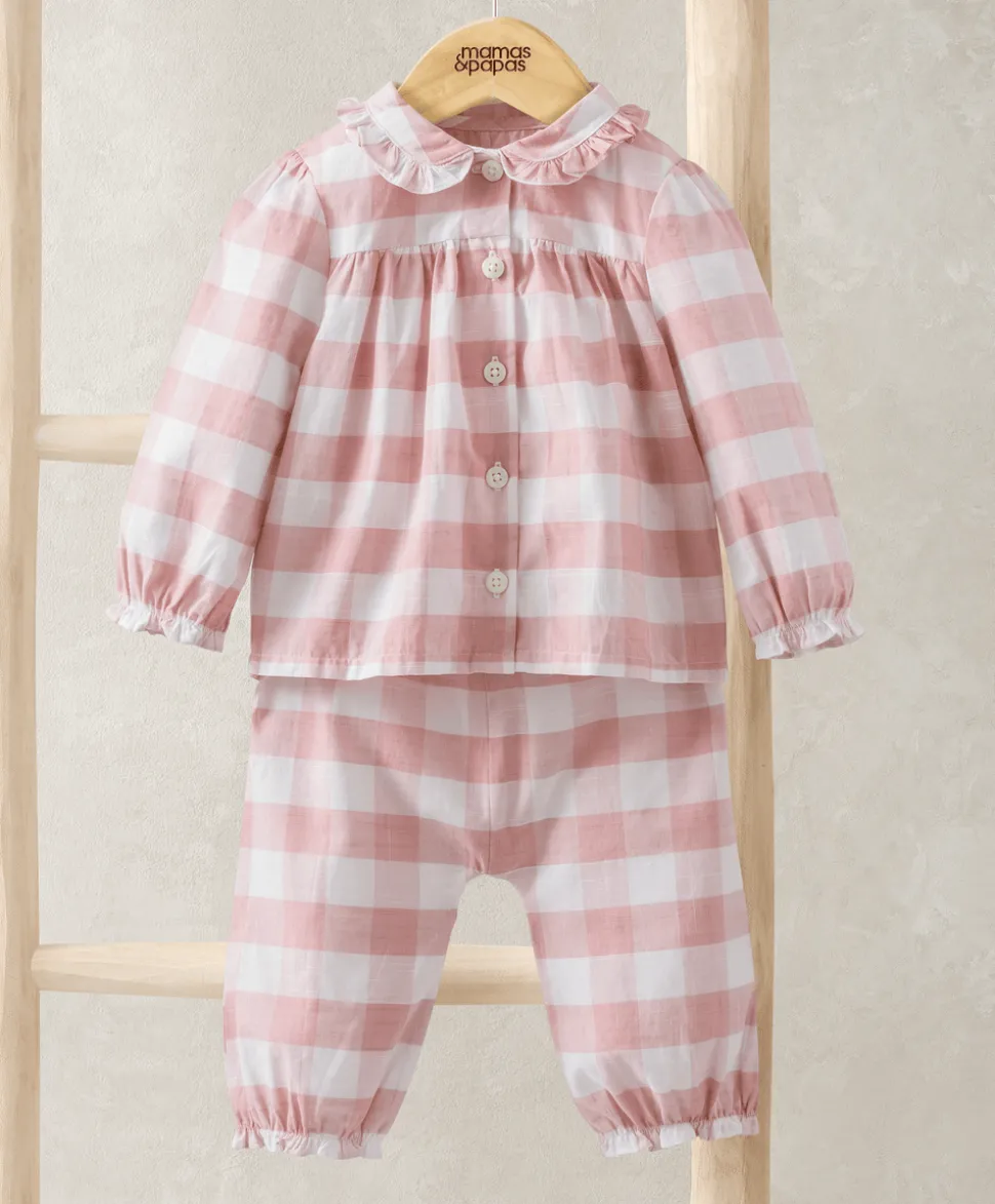 Gingham Pyjamas - Pink Checks