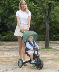 Globber Explorer Foldable 4-in-1 Trike - Olive