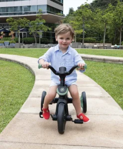 Globber Explorer Foldable 4-in-1 Trike - Olive