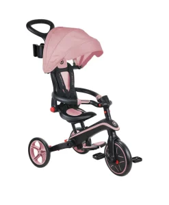 Globber Explorer Foldable 4-in-1 Trike - Pastel Pink