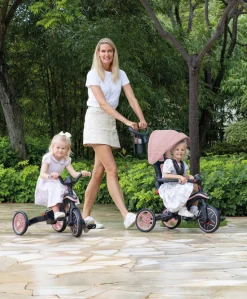 Globber Explorer Foldable 4-in-1 Trike - Pastel Pink