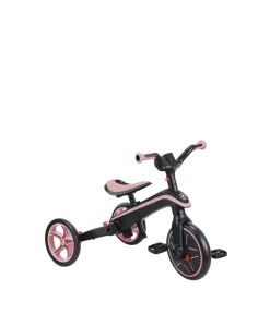 Globber Explorer Foldable 4-in-1 Trike - Pastel Pink