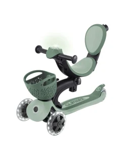 Globber Go Up Baby 360 Lights Scooter – Sage