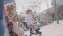 Globber Go Up Baby 360 Lights Scooter – Sage