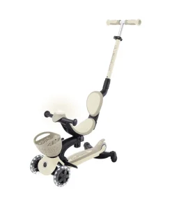 Globber Go Up Baby 360 Lights Scooter – Taupe
