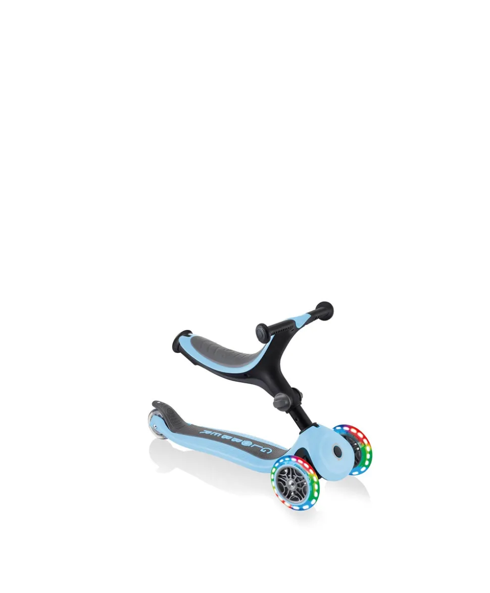 Globber Go Up Foldable Lights - Pastel Blue