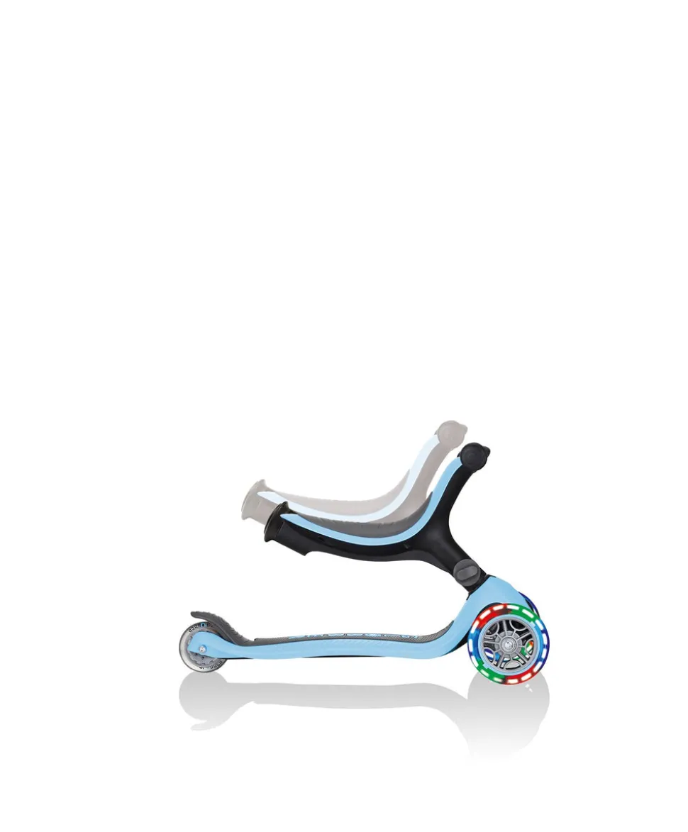 Globber Go Up Foldable Lights - Pastel Blue