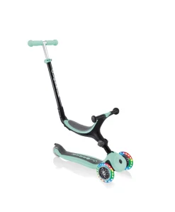 Globber Go Up Foldable Lights Scooter - Mint